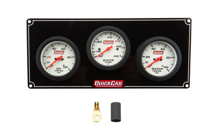 QUICKCAR RACING PRODUCTS QRP61-7016 3 Gauge Extreme Panel OP/WT/WP