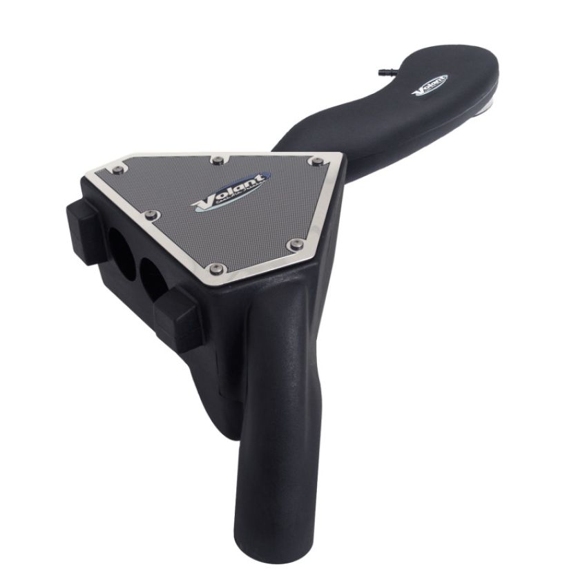 Volant 16059 Volant air intake systems utilize a high-velocity venturi filter adapter which provides a smooth transition through the MAF sensor into the intake tube for a much needed airflow improvement over the factory rubber tubing and resonator box.