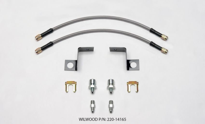 Wilwood 220-14165 Flexline Kit 14 inch -3 3/8-24 IF 1/8 NPT Straight