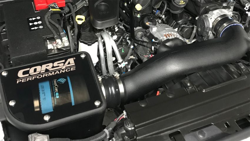 Corsa Performance 477366 Closed Box Air Intake With Donaldson Powercore® Dry Filter