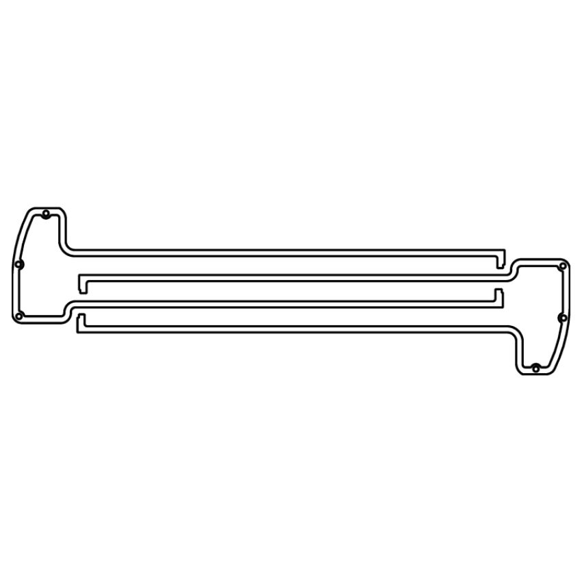 Cometic Gasket C14047-060 Cometic Jaguar 3.4L XK6 .060in AFM Cam Cover - Left