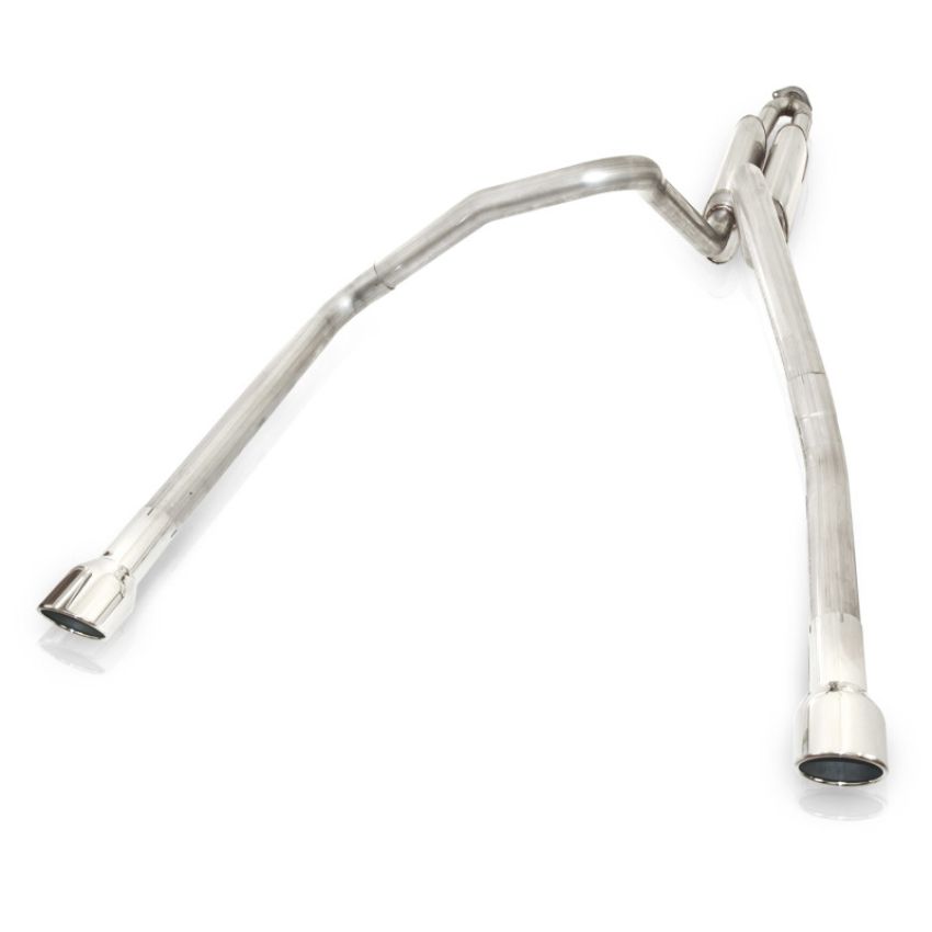 Stainless Works TBTDCB 2006-09 Trailblazer SS 6.0L 2-1/2in Chambered Exhaust Y-Pipe Side Bumper Exit