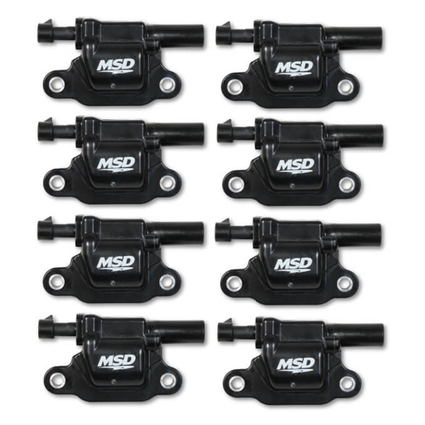 MSD IGNITION MSD826683 Coil Black Square GM V8 2014-Up 8pk