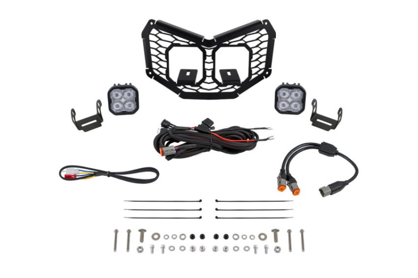 Diode Dynamics DD7884 17-24 Can-Am Maverick X3 Stage Series LED Grille Kit - Pro White Fog