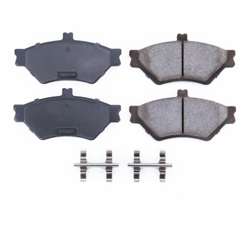 PowerStop 17-659 PowerStop - Z17 Low-Dust Ceramic Brake Pads with Hardware