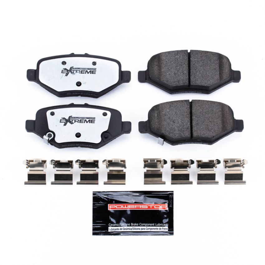 PowerStop Z36-1612 PowerStop - Z36 Truck and SUV Carbon-Fiber Ceramic Brake Pads with Hardware Kit
