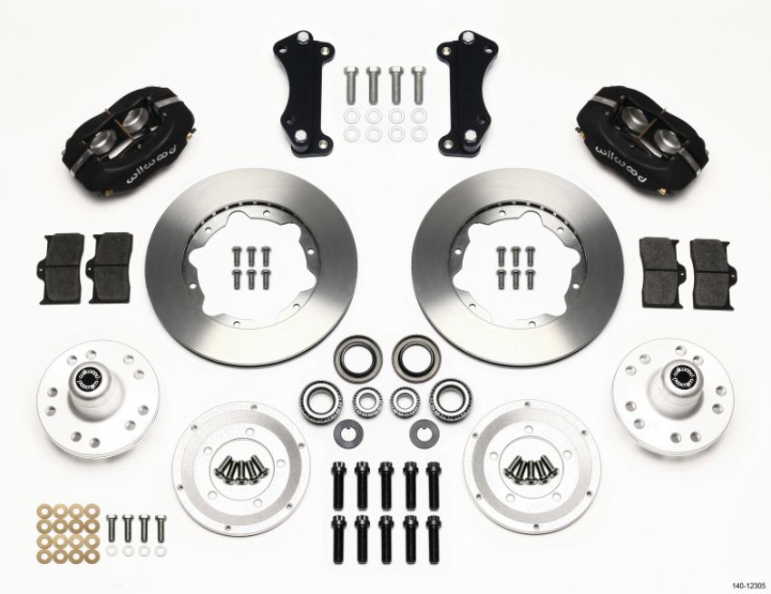 Wilwood 140-12305 Forged Dynalite Front Kit 11.00in Heidts Tri -5 2 inch Drop Spindle
