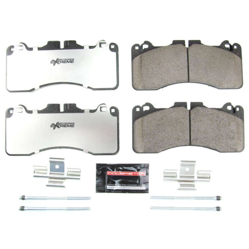 PowerStop Z26-1440 PowerStop - Z26 Performance Carbon-Fiber Ceramic Brake Pads with Hardware Kit