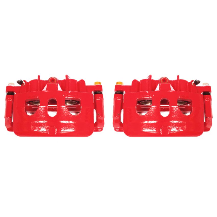 PowerStop S5468 Red Powder Coated Calipers