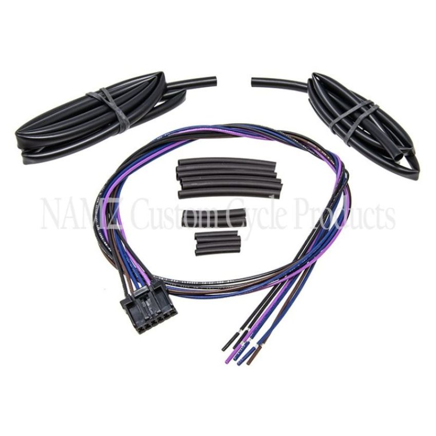 NAMZ NTSX-3601 11-17 V-Twin FXST/FLST w/Switch Housing Mounted Signal Front Turn Sig Relocation Harness 36in.