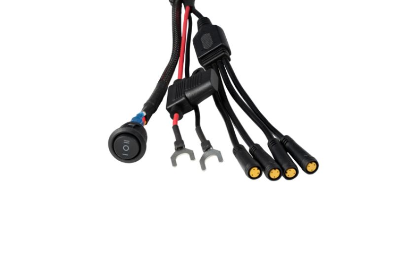 Diode Dynamics DD4142 Stage Series Rock Light Single Color M8 3-Pin Wiring Harness