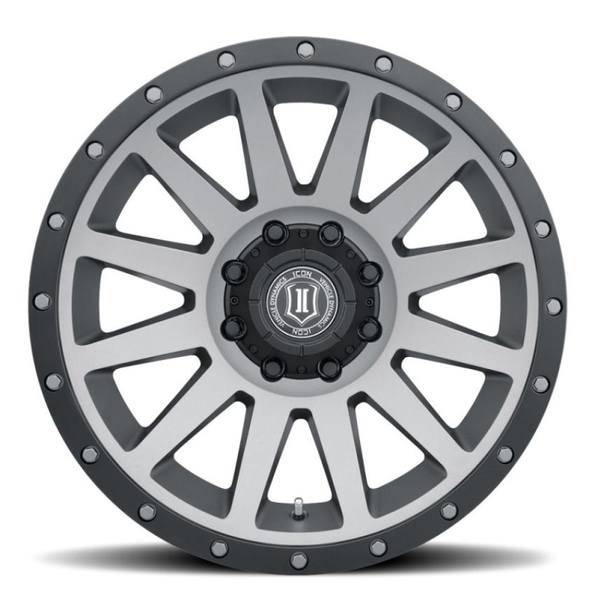 ICON 2020108147TT Compression 20x10 8x170 -19mm Offset 4.75in BS 125mm Bore Titanium Wheel