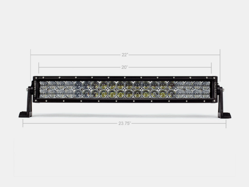 Cali Raised LED CR2304 Cali Raised 22 Dual Row 5D Optic Osram Led Bar - Spot
