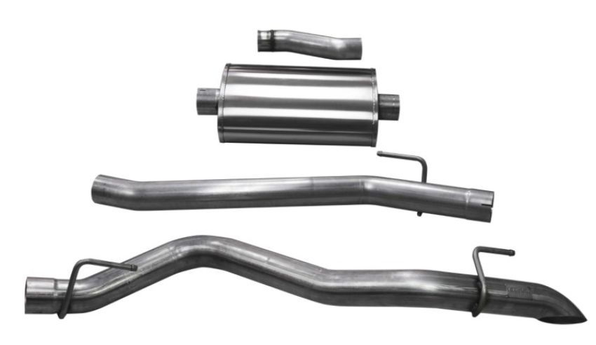 CORSA Performance 21061 Corsa 2020-2024 Jeep Gladiator JT 3.0in Cat-Back Single Side Exit w/ Turn Down Tip