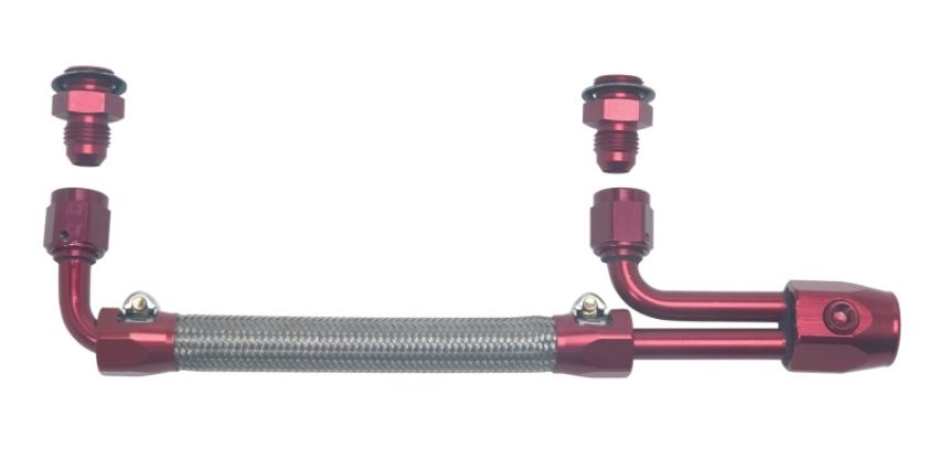 EDELBROCK EDE8088 Dual Quad Fuel Line Kit