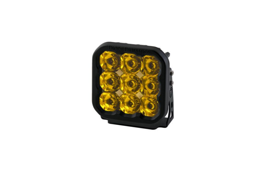 Diode Dynamics DD6777S SS5 LED Pod Pro - Yellow Spot (Single)