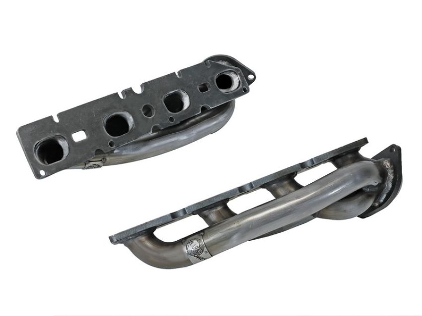 aFe Power 48-32023 Twisted Steel 304 Stainless Steel Short Tube Header