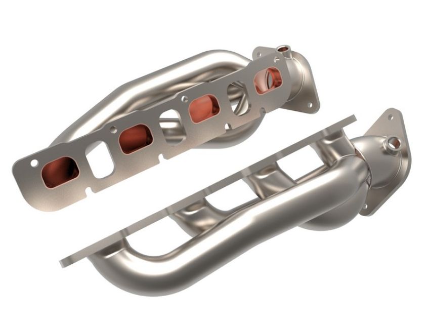 aFe Power 48-32030-T Twisted Steel 1-7/8 IN 304 Stainless Headers w/ Titanium Coat Finish