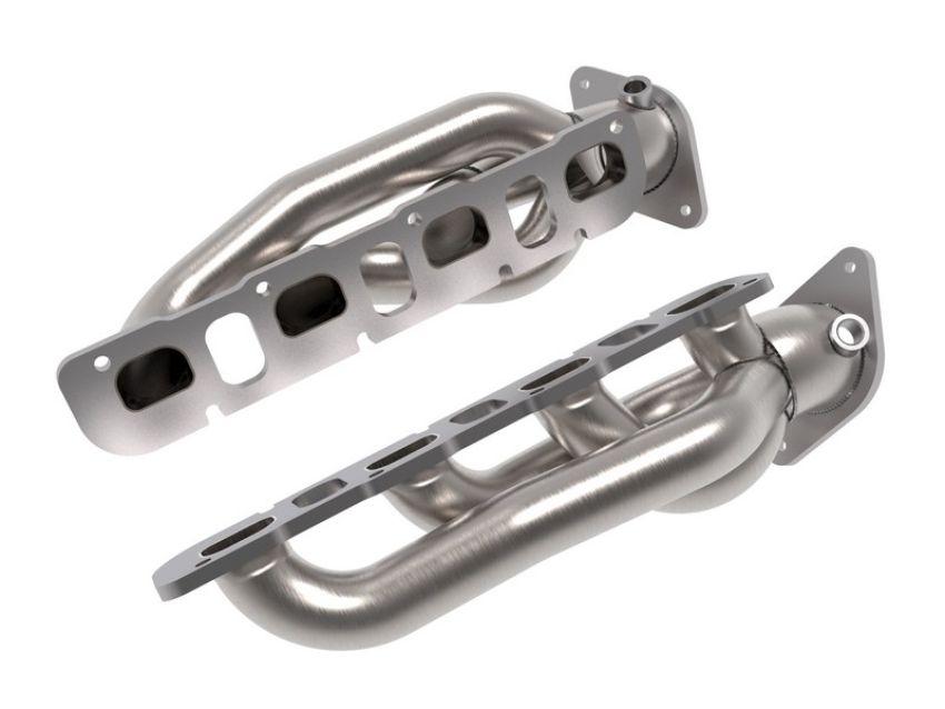 aFe Power 48-32030 Twisted Steel 1-7/8 IN 304 Stainless Headers w/ Raw Finish