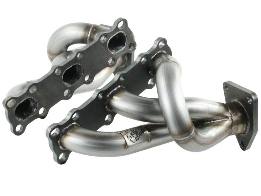 aFe Power 48-46101 Twisted Steel 409 Stainless Steel Short Tube Header