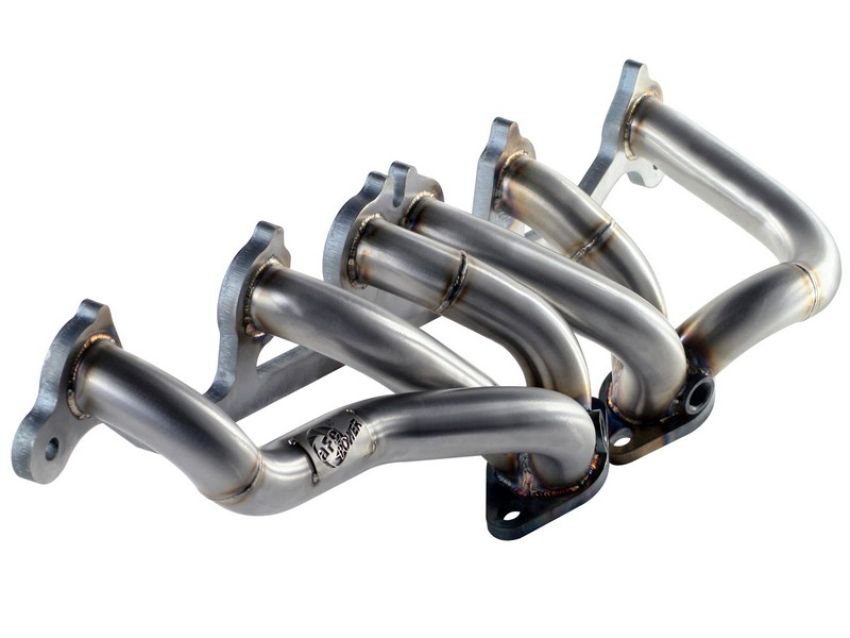 aFe Power 48-46202 Twisted Steel 409 Stainless Steel Short Tube Header