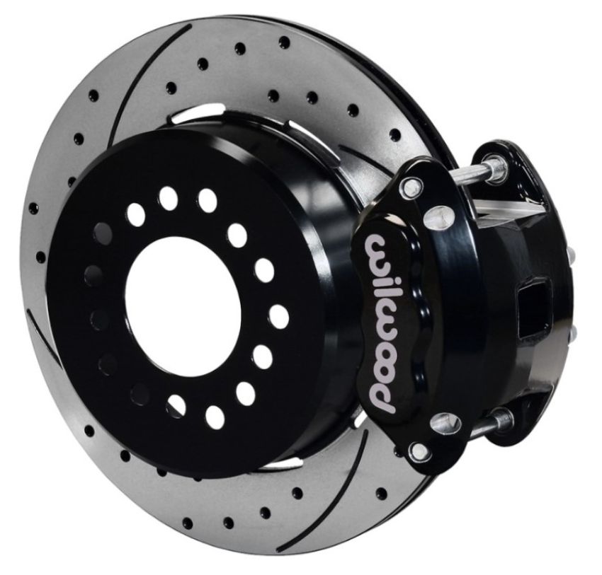 Wilwood 140-15641-D D154 Rear 12.19in P-Brake Kit 2.75in-2.81in Offset - Black