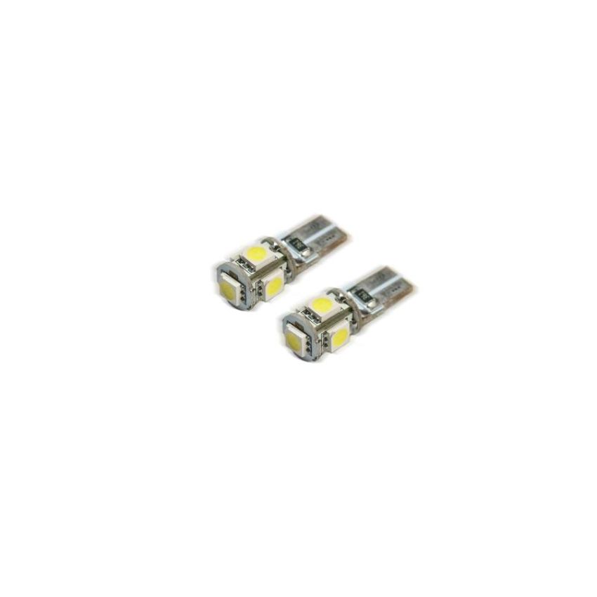 Oracle Lighting 4801-001 ORACLE Lighting T10 5 LED 3 Chip SMD Bulbs (Pair) - Cool White