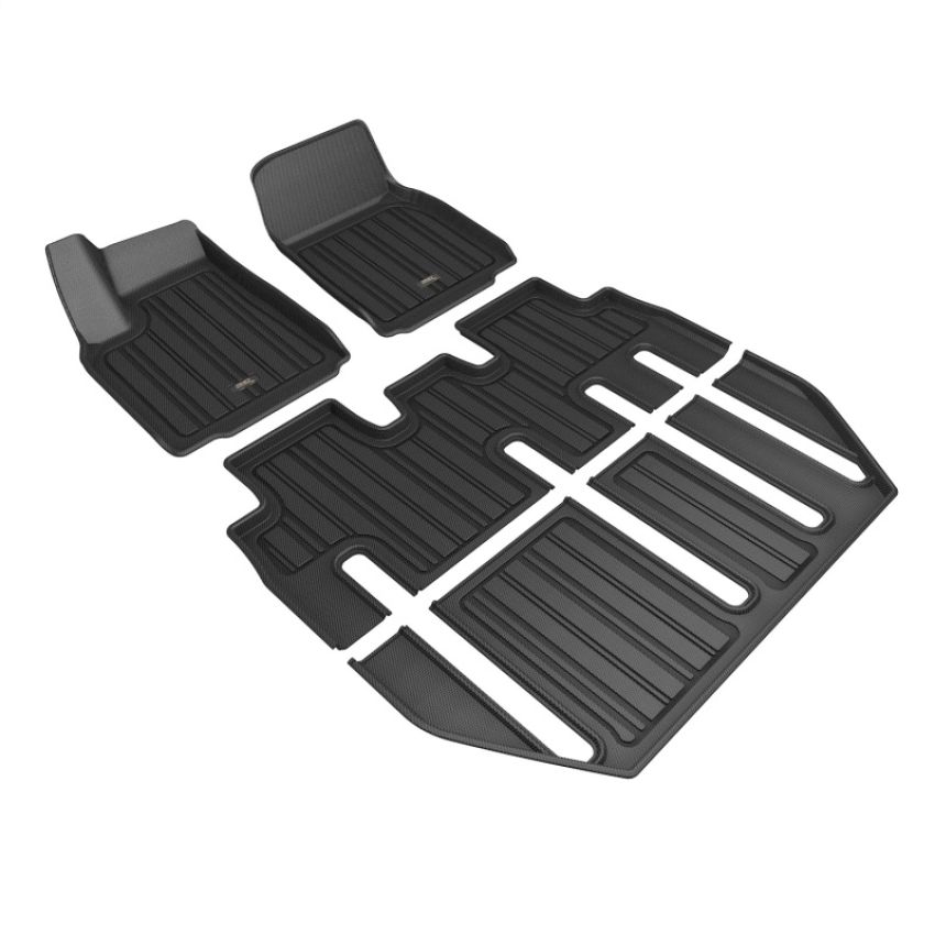 3D MAXpider E1TL04801809 22-24 Tesla Model X 7-Seat Elitect Black R1 R2 R3