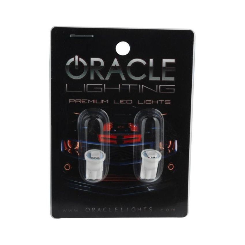 Oracle Lighting 4806-005 T10 1 LED 3-Chip SMD Bulbs, Amber, Pair
