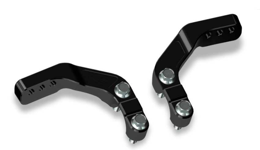 Cycra 1CYC-1656-12 Handle Clamp Mount 7/8 in. Bar - Black Anodized