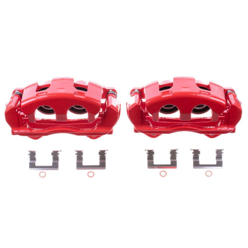 PowerStop S5024 Red Powder Coated Calipers