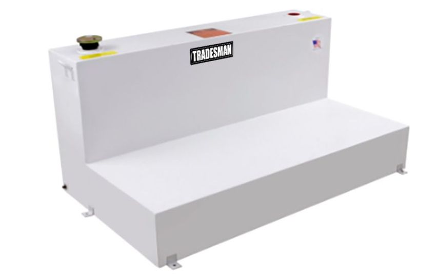Tradesman 83592T Steel L-Shape Liquid Storage Tank (Full Size) - White
