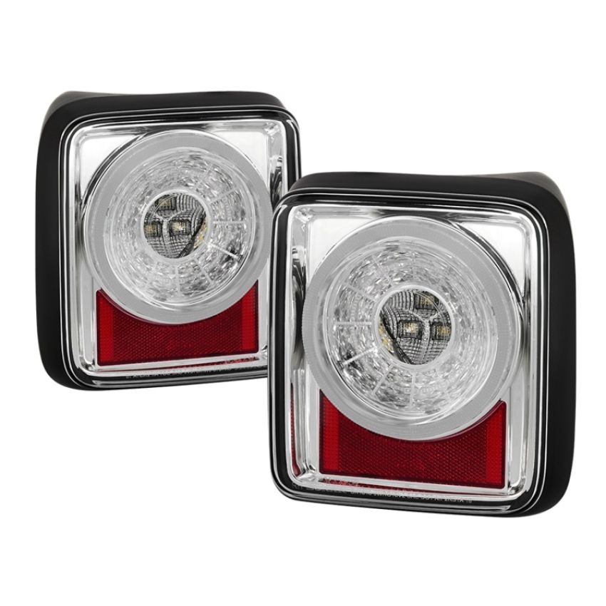 SPYDER 5086167 LED Tail Lights - Chrome