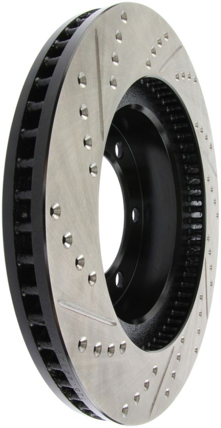 Stoptech 127.44129L 07-08 Toyota FJ Cruiser / 05-08 Tacoma (6 lug) / 03-08 4 Runner (319mm disc) SportStop Slo
