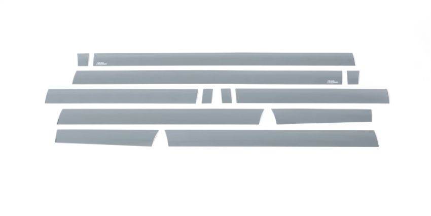 Putco 9751443BP 15-20 Ford F-150 Super Cab 8ft Long Box (4.25in Tall - 12pcs) Black Platinum Rocker Panels
