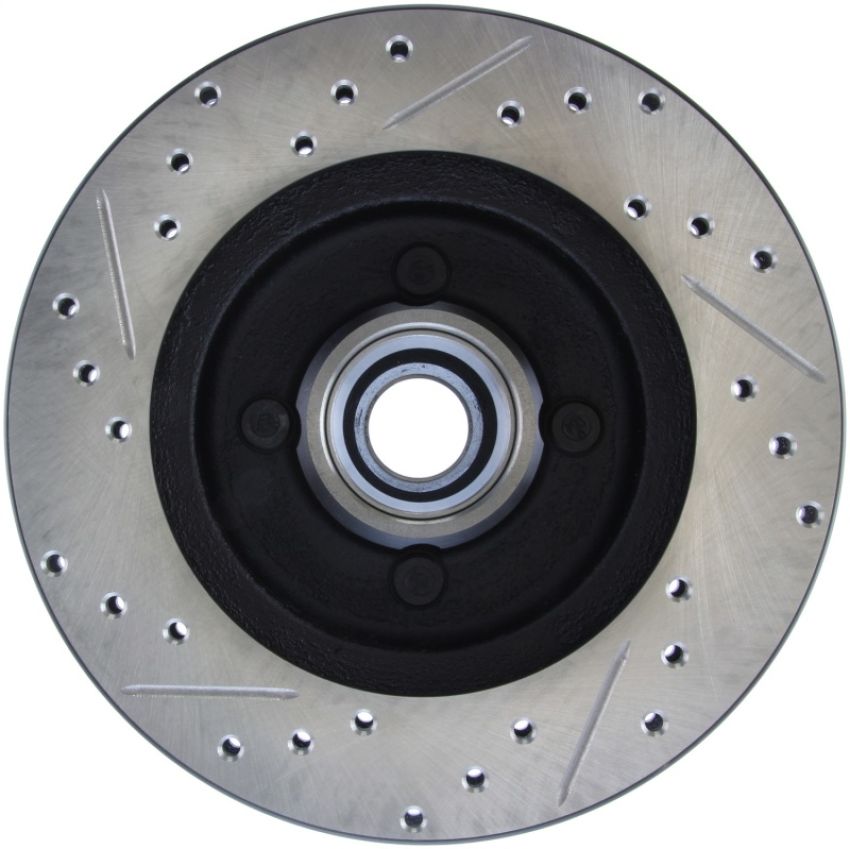 Stoptech 127.61026L Slotted & Drilled Sport Brake Rotor