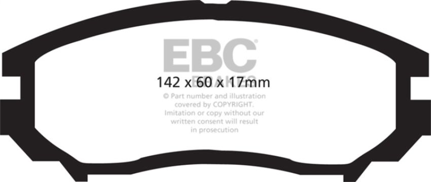 EBC Brakes DP21755 Greenstuff 2000 Series Sport Brake Pads
