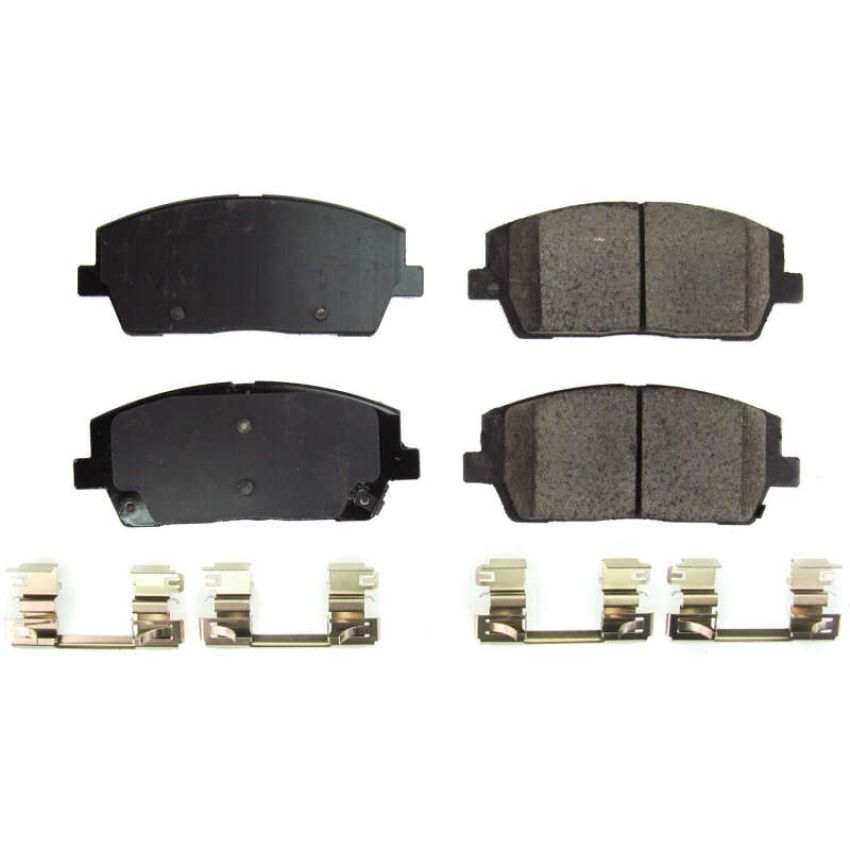 PowerStop 17-2215 PowerStop - Z17 Low-Dust Ceramic Brake Pads with Hardware