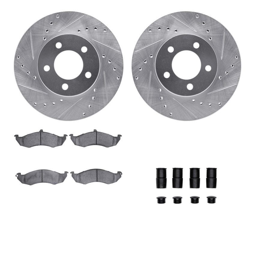 Dynamic Friction 7512-54346 Rotor Kit