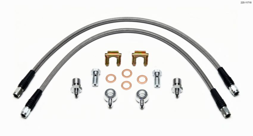 Wilwood 220-11718 Flexline Kit D52 Caliper 20in w/ Banjo 7/16-20