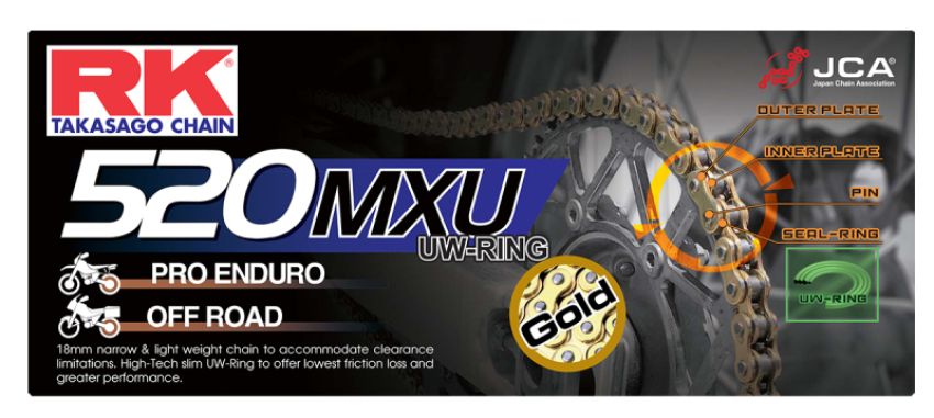 RK Chain GB520MXU-110 GB520MXU-110 - Gold