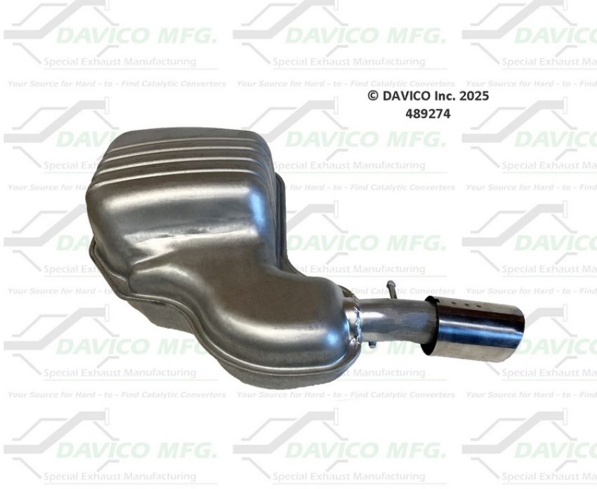 Davico Mfg 489274 Direct fit stamped muffler