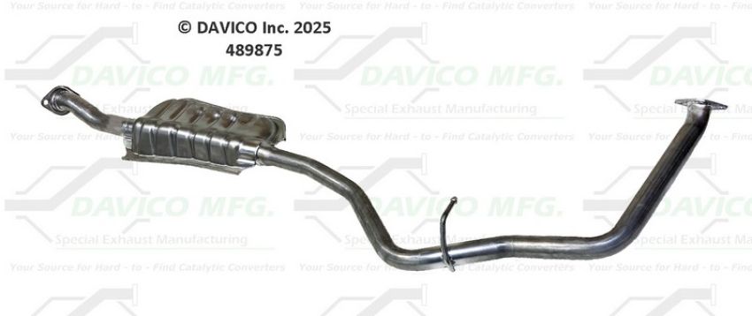 Davico Mfg 489875 Direct fit stamped muffler