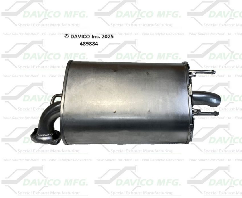 Davico Mfg 489884 Direct fit muffler assembly