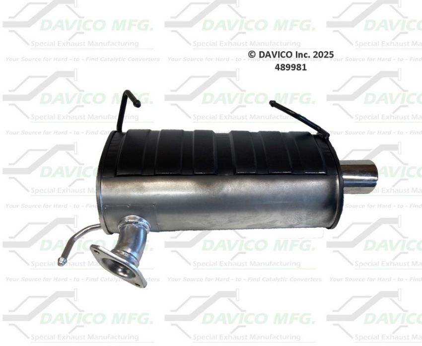 Davico Mfg 489981 Direct fit muffler assembly