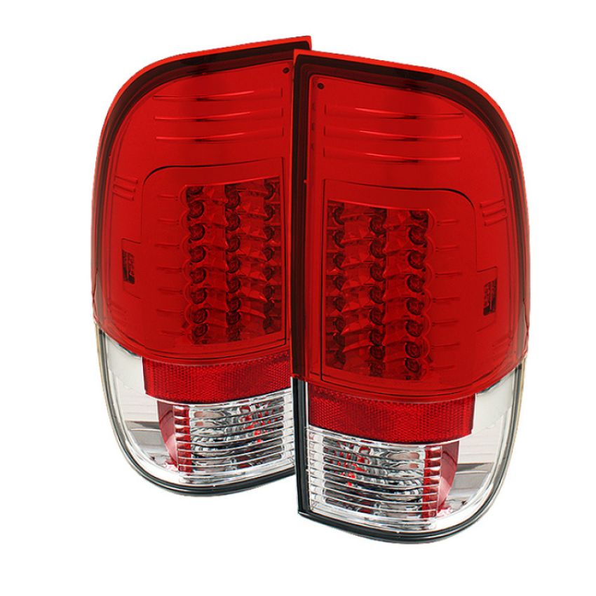 SPYDER 5029140 LED Tail Lights - Version 2 - Red Clear