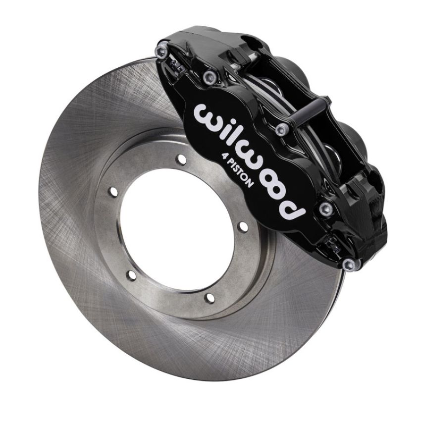 Wilwood 140-16679 69-83 Porsche 911 Front Superlite Brake Kit 3.5in MT Plain Face - Black