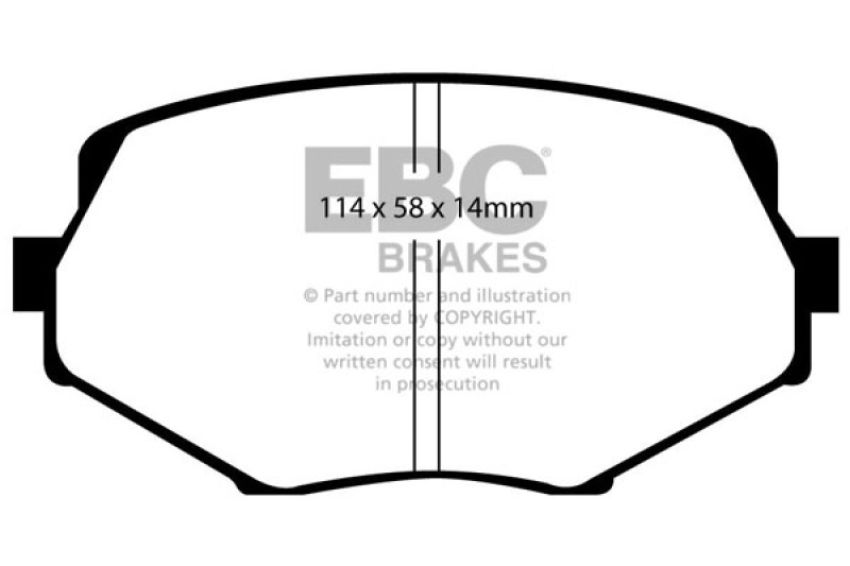 EBC Brakes DP31002C Redstuff Ceramic Low Dust Brake Pads