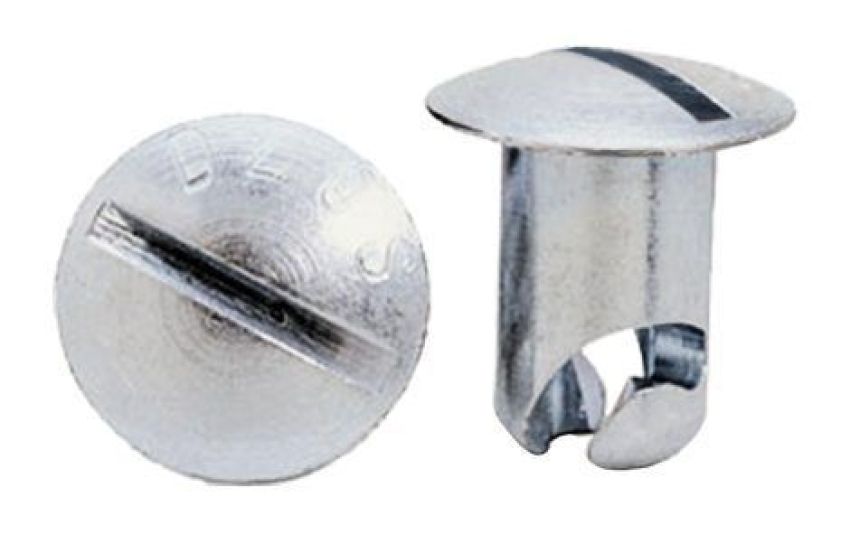 Moroso 71349 Quick Fastener - Oval Head - 7/16in x .400in - Steel - 10 Pack
