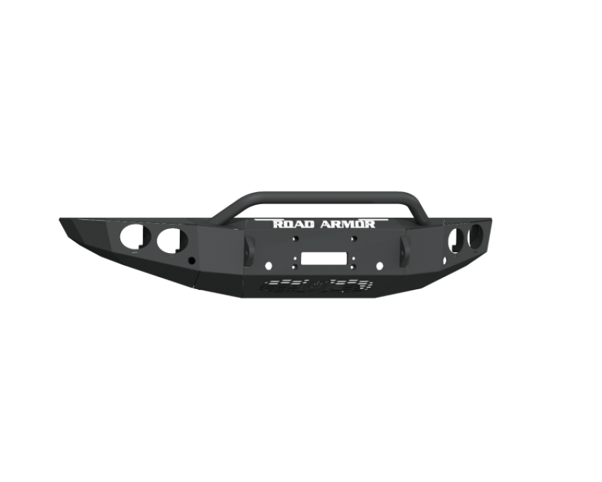 Road Armor 6191FR4B 19-20 Ford Ranger Stealth Front Winch Bumper w/Round Light Pods/Pre-Runner - Blk